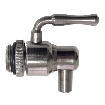 Kran ze stali nierdzewnej Italia 1/2" do bańki inox