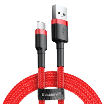 Kabel USB typ-C 2A 3m Baseus czerwony