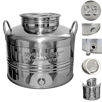 Beczka ze stali nierdzewnej bańka zbiornik 25l