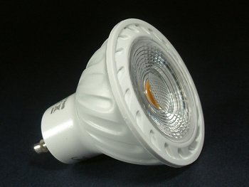 LED GU10 COB 4,5W 60 stopni barwa ciepła