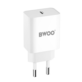 Szybka ładowarka sieciowa USB-C BWOO PD 20W