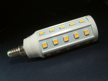 LED E14 6,5W walec barwa ciepła