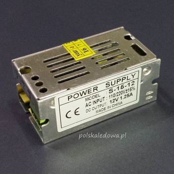 Zasilacz LED modułowy 12V 15W