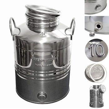 Bańka ze stali nierdzewnej zbiornik beczka 10l