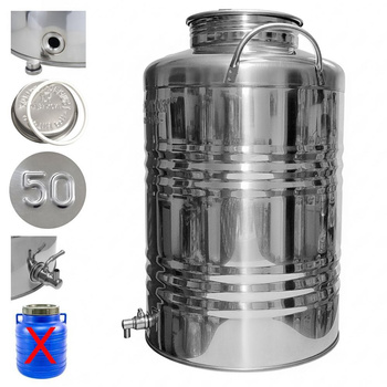 Pojemnik na wodę pitną 50l z kranem Italia