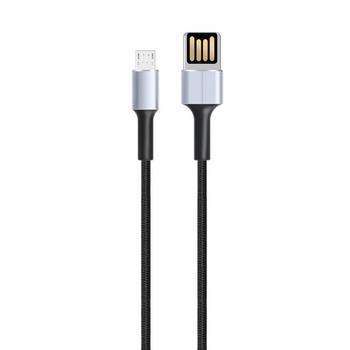 Kabel USB mikro 2,4A 1m XO czarny
