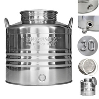 Zbiornik ze stali nierdzewnej beczka bańka 30l