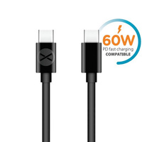 Kabel USB typ-C / USB-C 3A PD 1m czarny