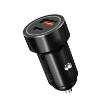 Ładowarka samochodowa USB QC3.0 + typ-C