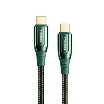 Kabel USB typ-C / USB-C 100W PD 2m zielony